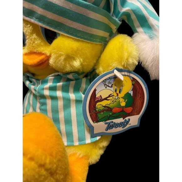 Vintage 1993 Tweety Bird in PJs, with Tags - Picture 2 of 7